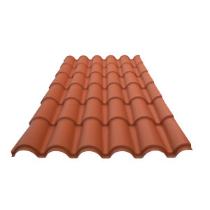 PLACA 30 COPPI TERRACOTA 1.84X0.98M